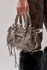 GRUNGE PIERCED PURSE