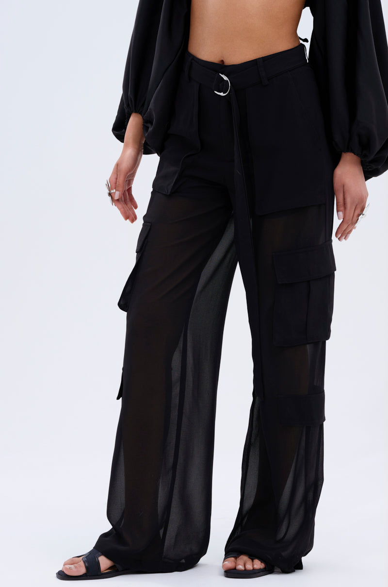 FAME IS REAL SHEER TROUSER
