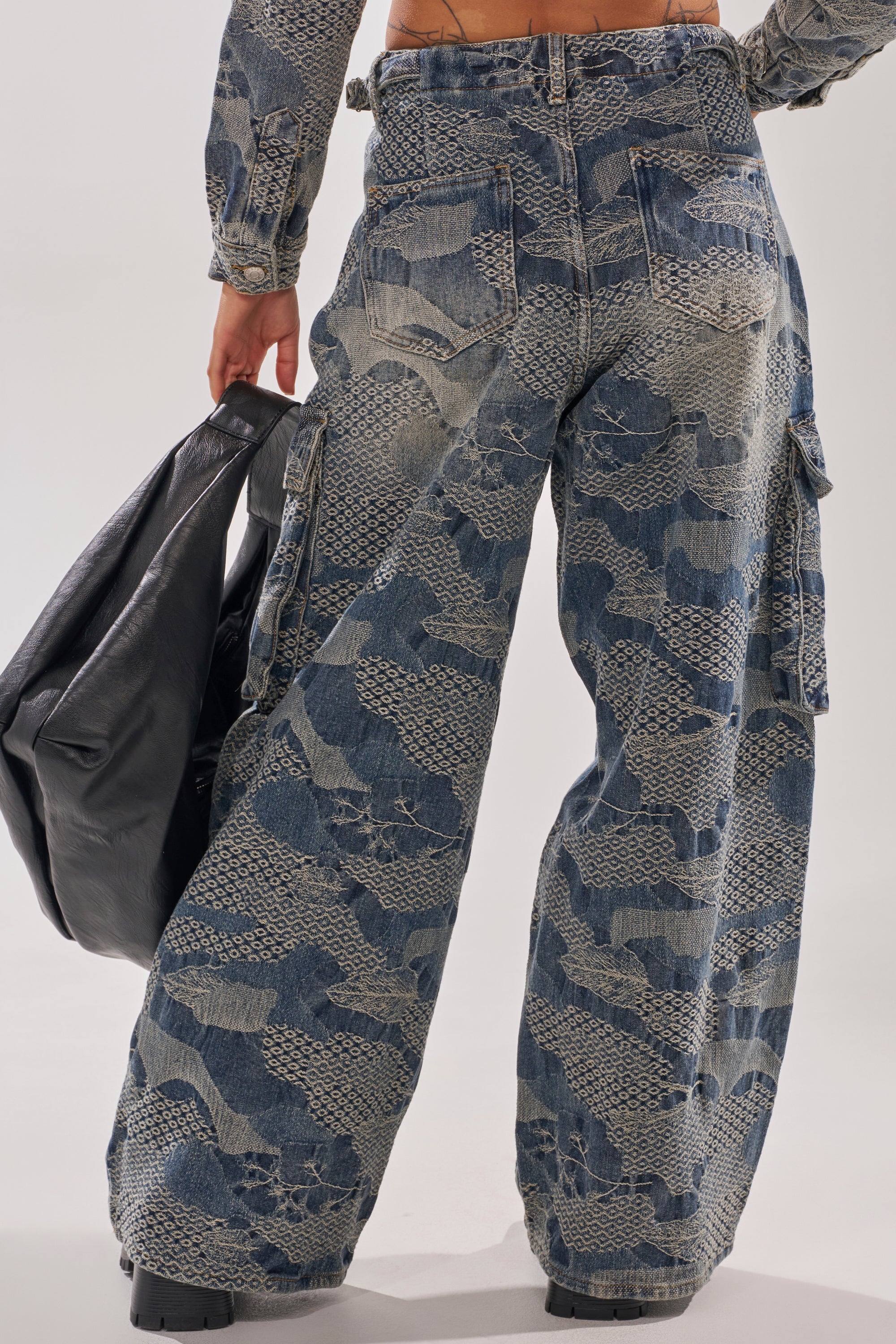 I THINK YOU WANNA KNOW DENIM CARGO PANT