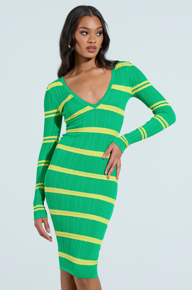 FEELING LUCKY MIDI DRESS