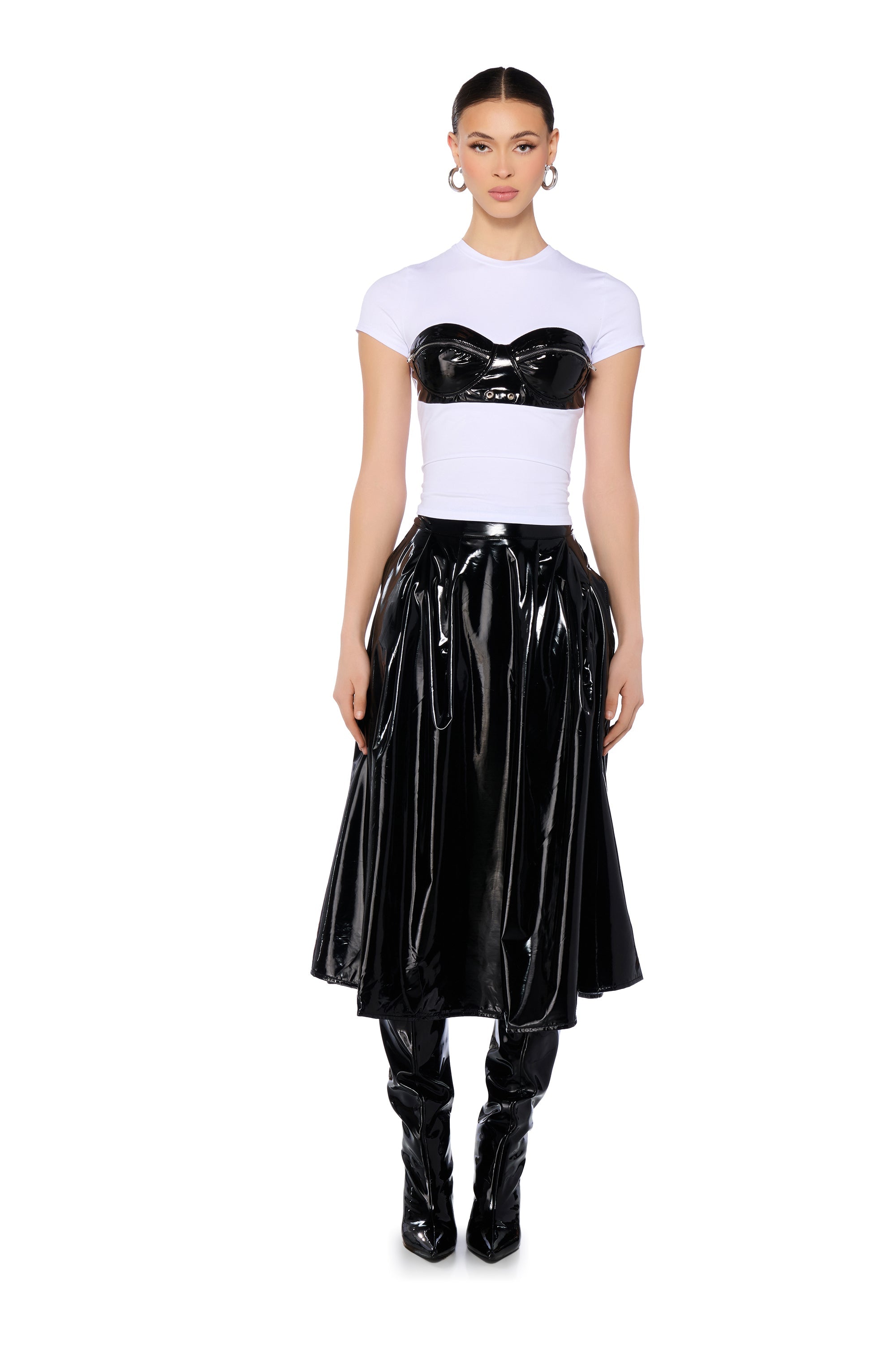 LATEX BODY SHORT SLEEVE TSHIRT