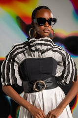 LIVE FOR THE DRAMA RUFFLE BUSTIER