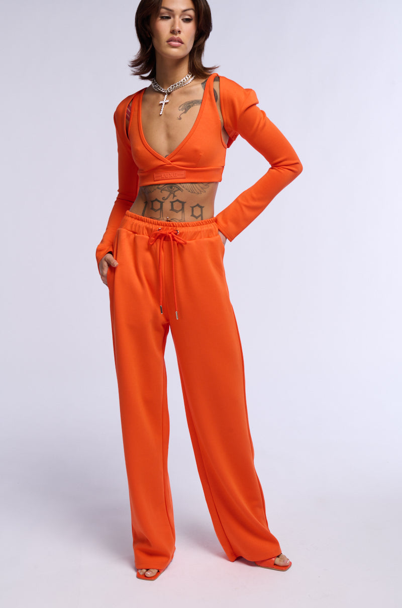 PAXTON SUPER LUXE WIDE LEG JOGGER PANT